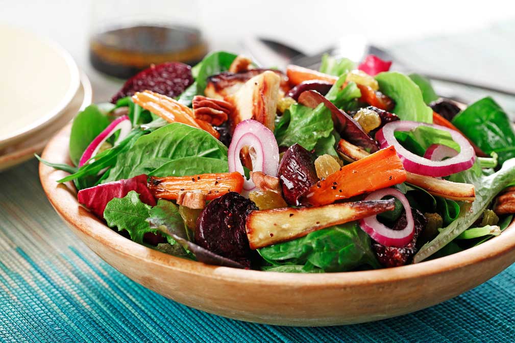 Roasted Beet and Carrot Salad