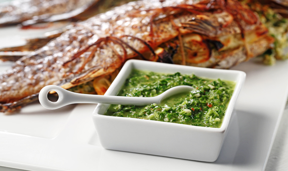 Chimichurri Sauce recipe made with canola oil by Nathan Fong