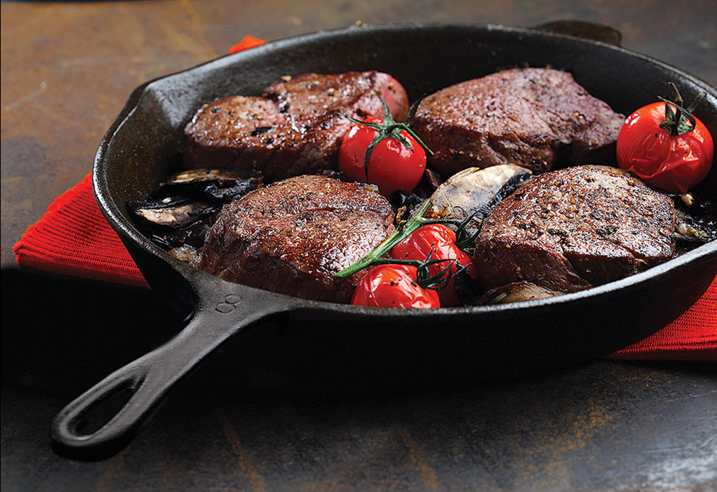 Beef Tenderloin with Balsamic Coffee Sauce recipe made with canola oil by Nancy Hughes