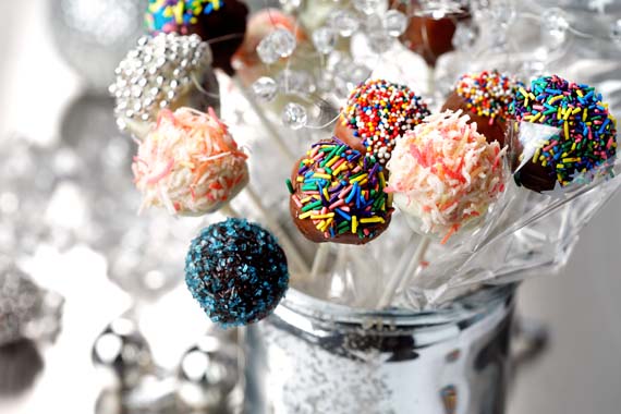 Brownie Party Pops recipe made with canola oil