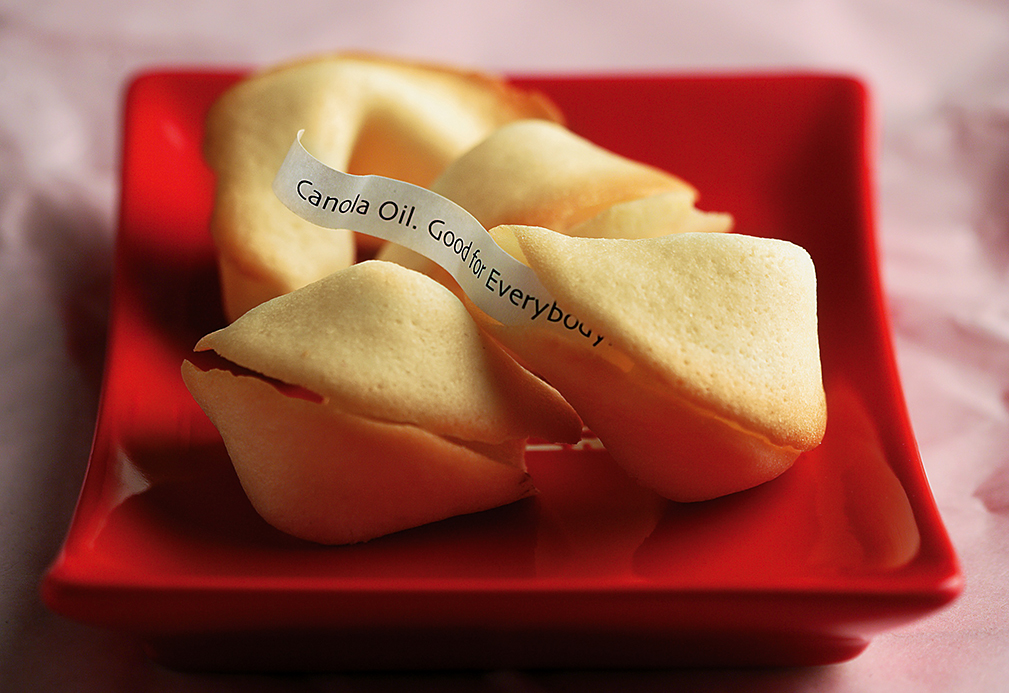 Fortune Cookies recipe made with canola oil