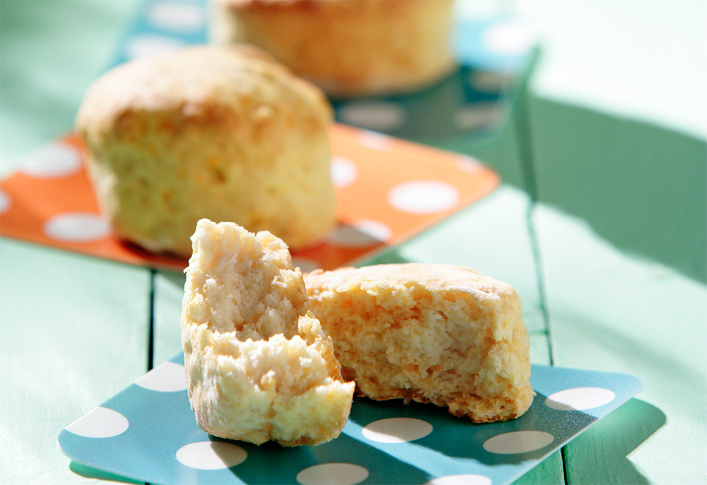 Scones de patates douces