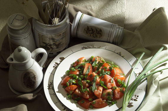 Taste of the Mediterranean Salad recipe made with canola oil 