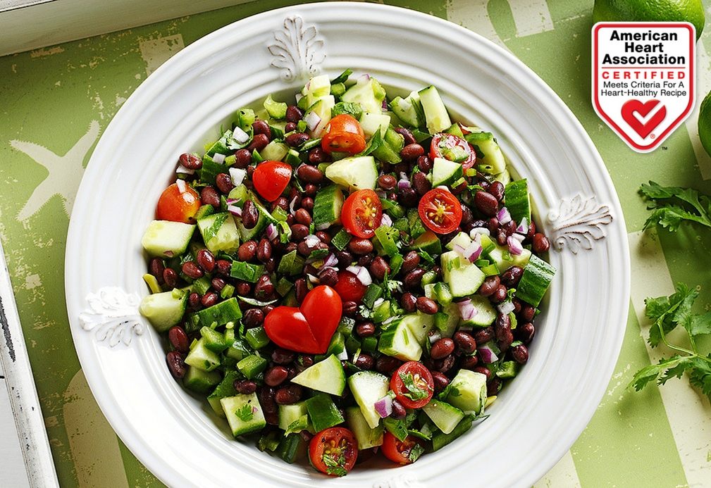 Cucumber and Black Bean Salsa Salad