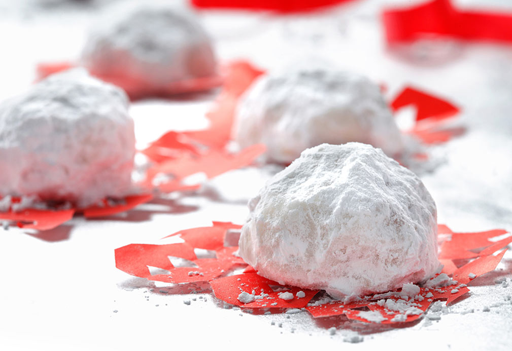 Almond Apricot Snowballs