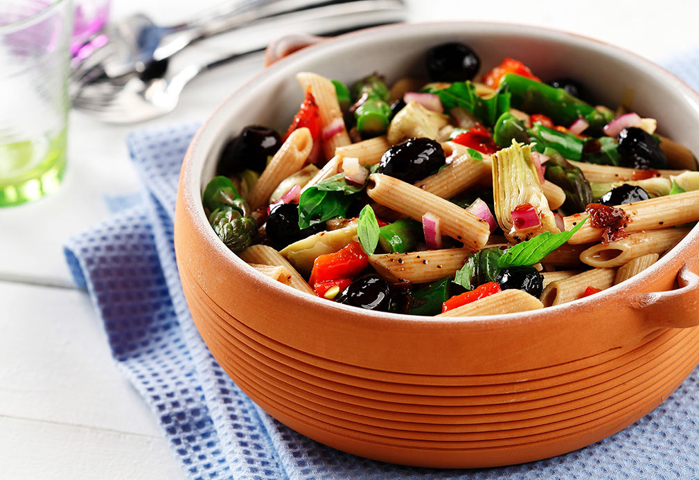 Asparagus and Artichoke Pasta Salad