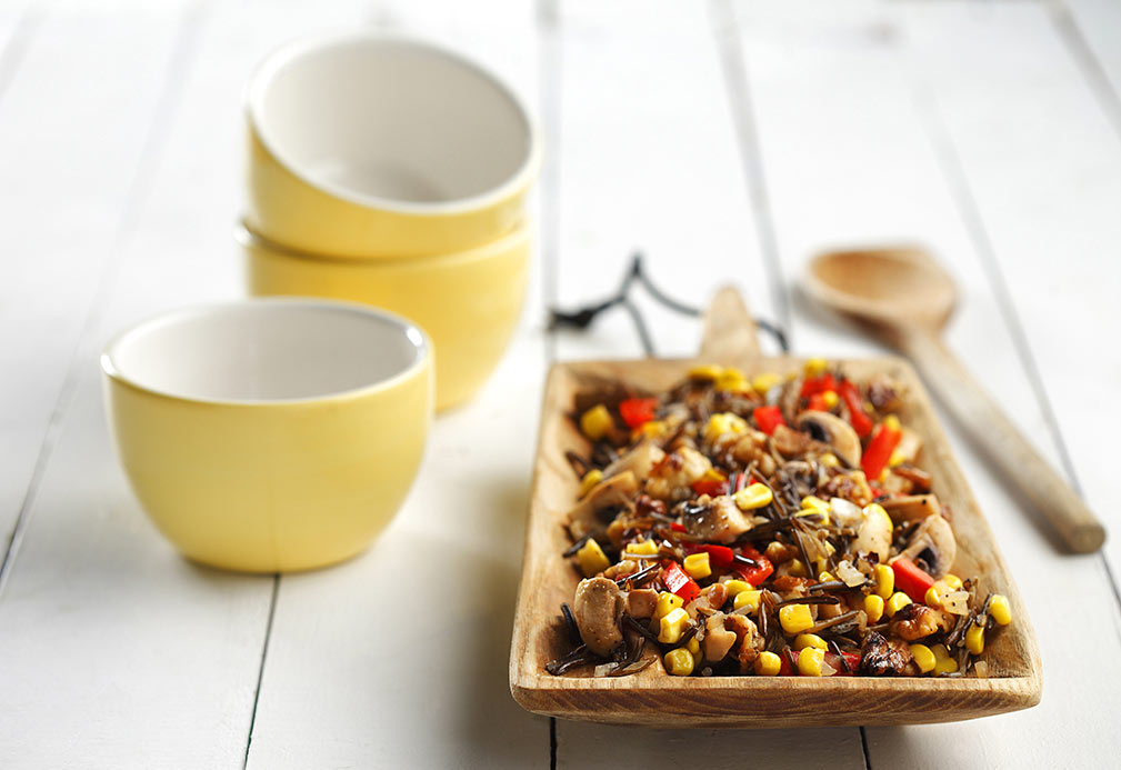 Wild Rice and Mushroom Pilaf