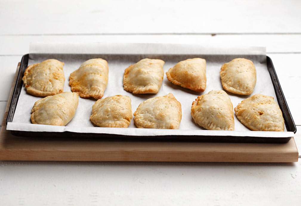 Baked Empanadas with Beef Filling recipe made with canola oil by Maria Alamo