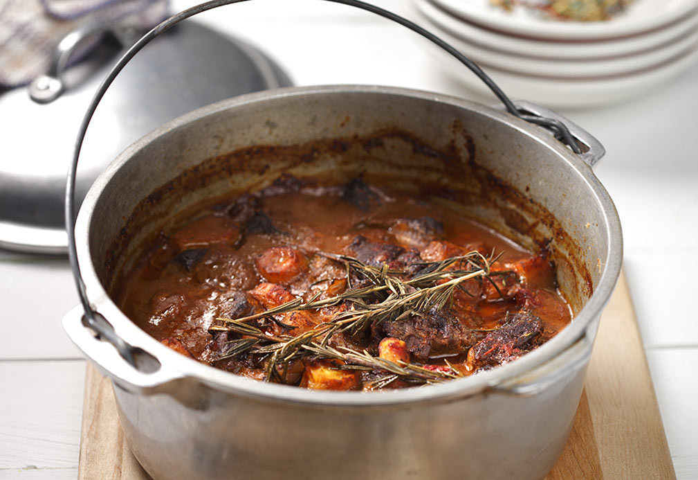 Braised Beef and Vegetable Stew recipe made with canola oil by Mairlyn Smith