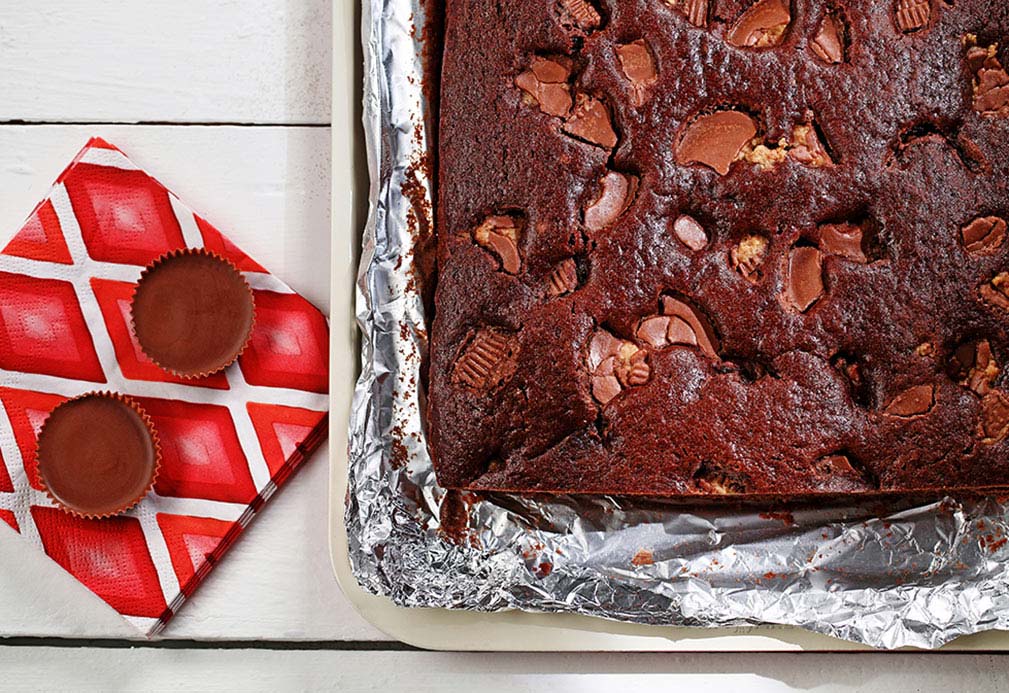 Candy Bar Brownies recipe made with canola oil by George Geary