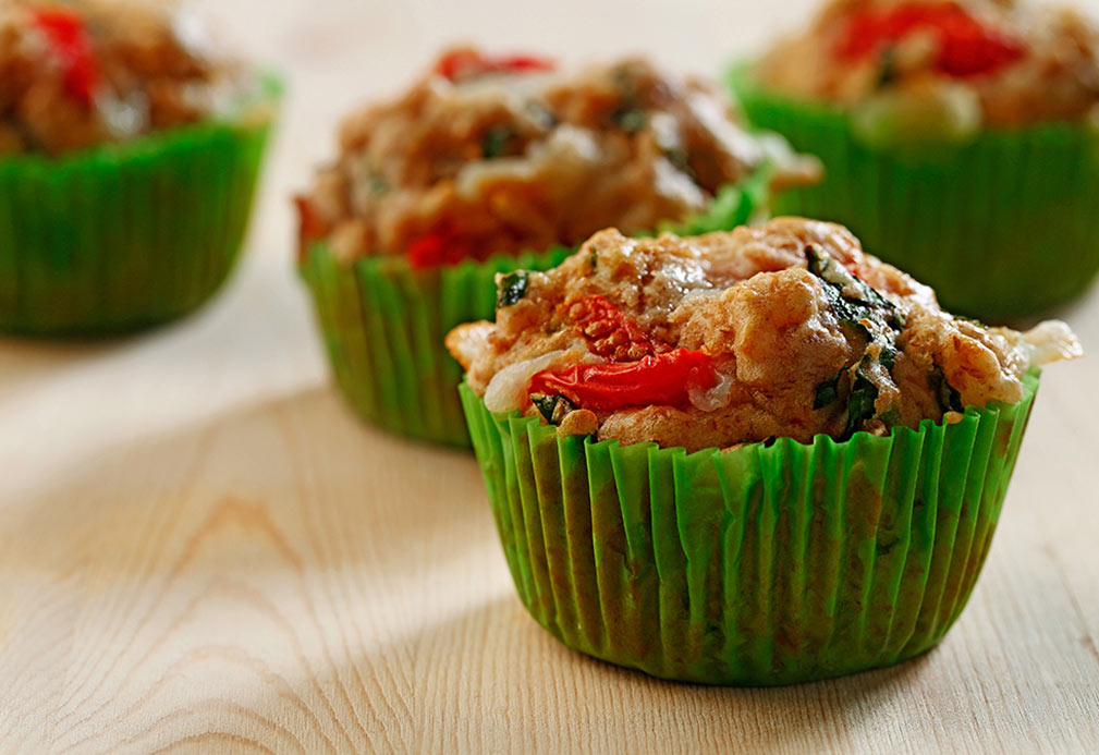 Muffins caprese