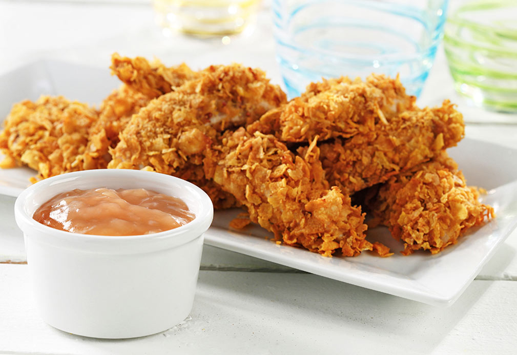 Chicken Fingers With Guava Szechuan Sauce recipe made with canola oil 