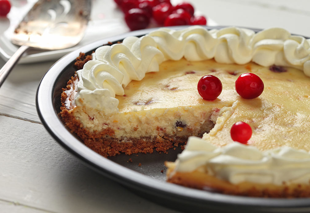 Cranberry Orange Cheese Pie recipe made with canola oil by George Geary