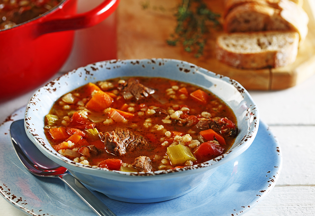 Grandma’s Beef Barley Soup 