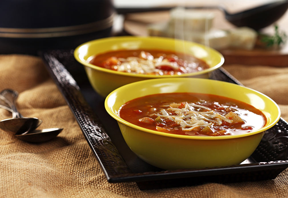 Green Chili and Bean Soup recipe made with canola oil