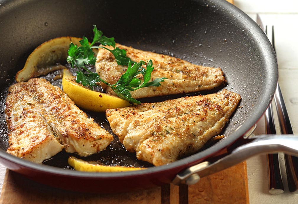 Cumin Crusted Fish recipe made with canola oil 