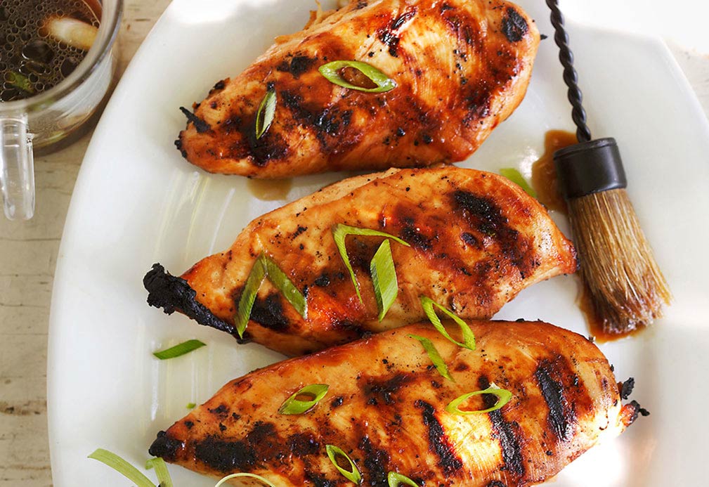 Honolulu Barbecue Chicken recipe made with canola oil by Kathleen Bruno