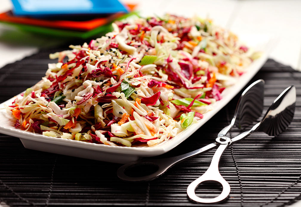 Japanese Sesame Slaw recipe made with canola oil by Patricia Chuey