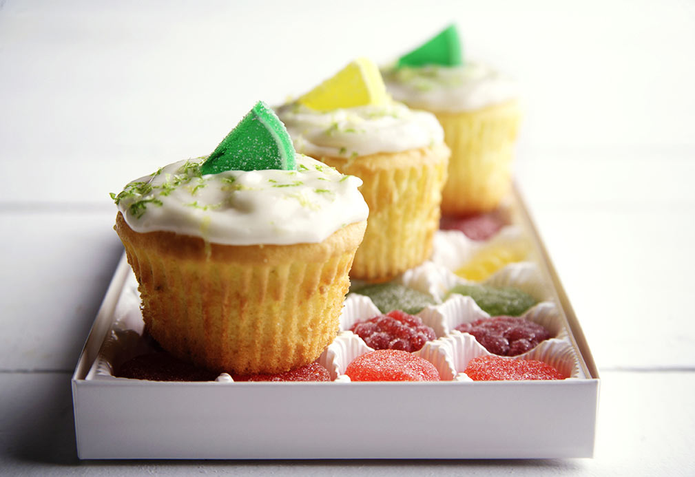 Cupcakes de lima limón