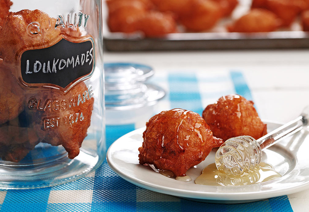 Loukomades (Greek Fried Dough Balls) recipe made with canola oil by George Geary