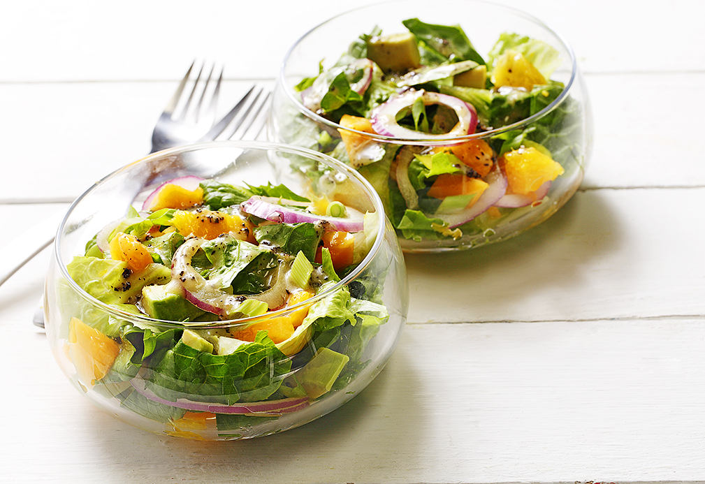 Papaya, Avocado, and Orange Salad recipe made with canola oil by Patricia Chuey