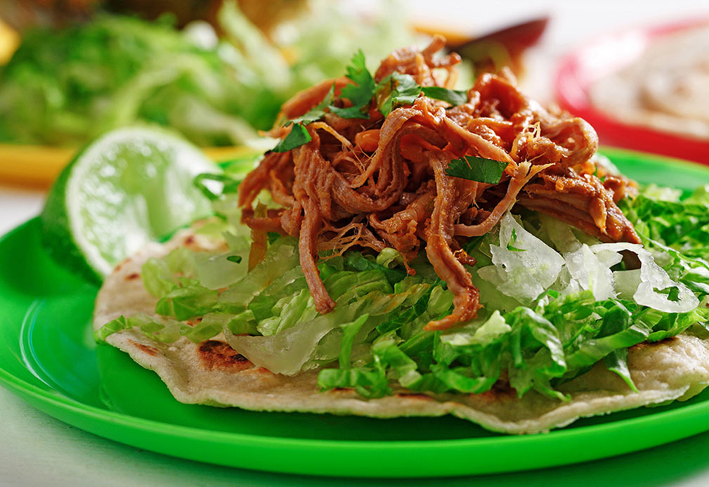 Pulled Pork with Smoked Paprika Lime Oil recipe made with canola oil by Nancy Hughes