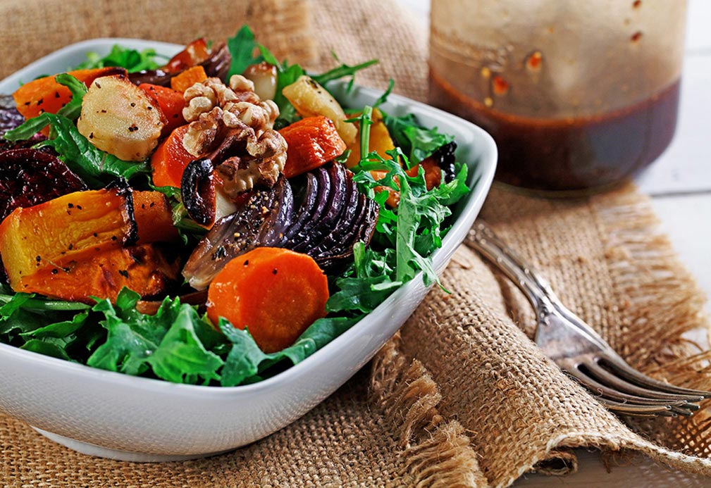 Roasted Root Vegetable and Winter Squash Salad