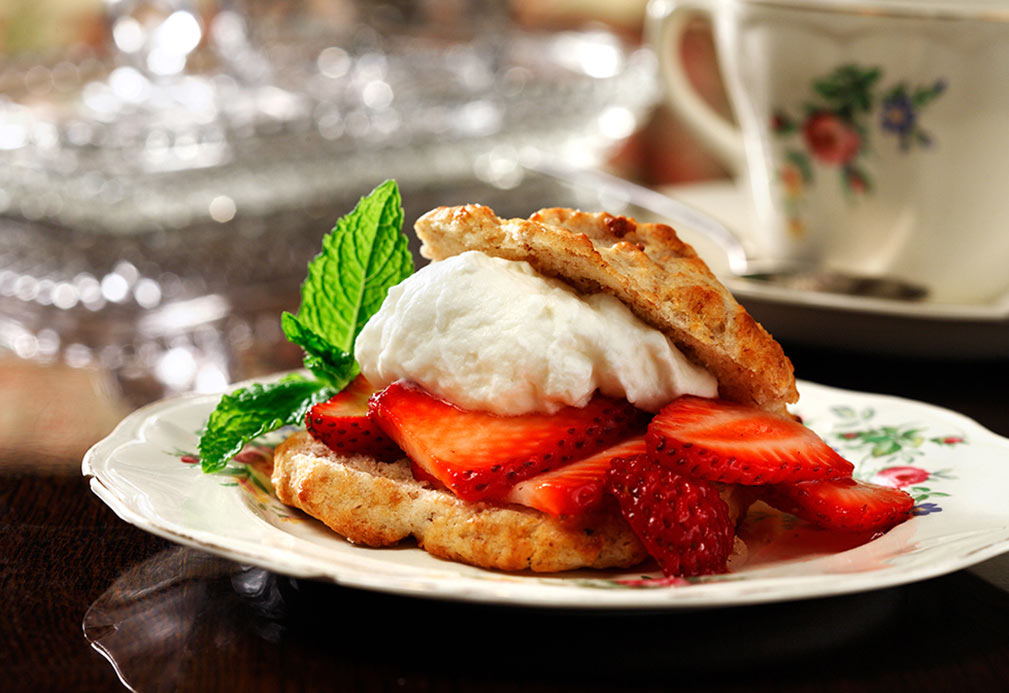 Strawberry Shortcake recipe made with canola oil by Ellie Krieger