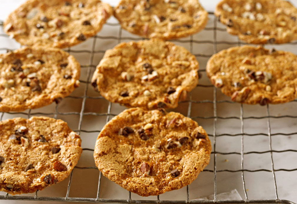 Toffee Pecan Topped Cookies recipe made with canola oil in partnership with the American Diabetes Association