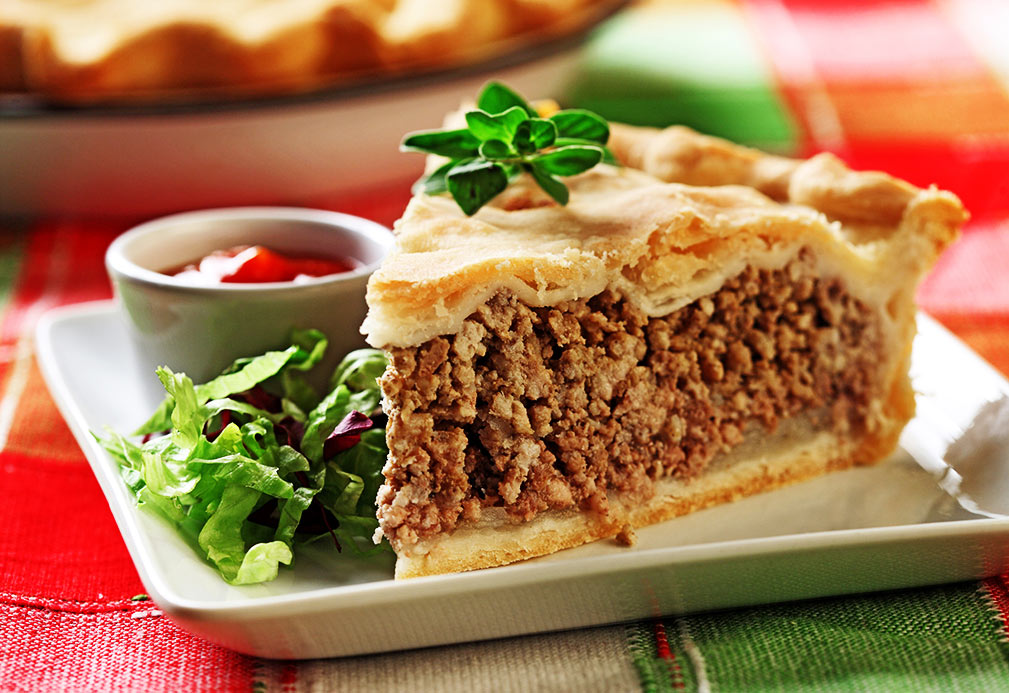 Tourtiére recipe made with canola oil