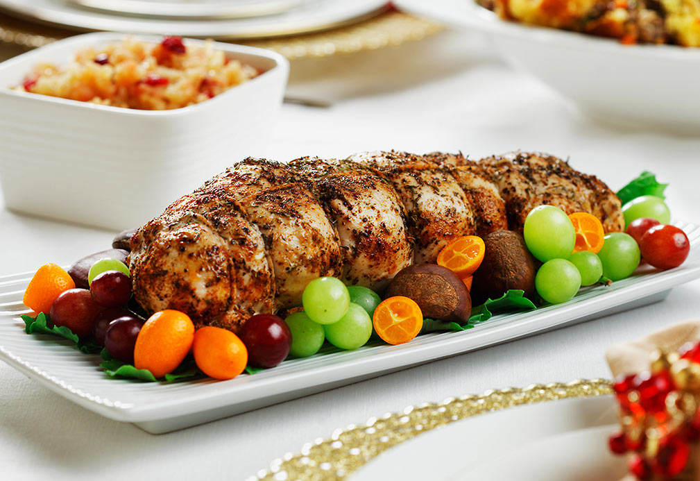 Turkey Roulade with canola oil