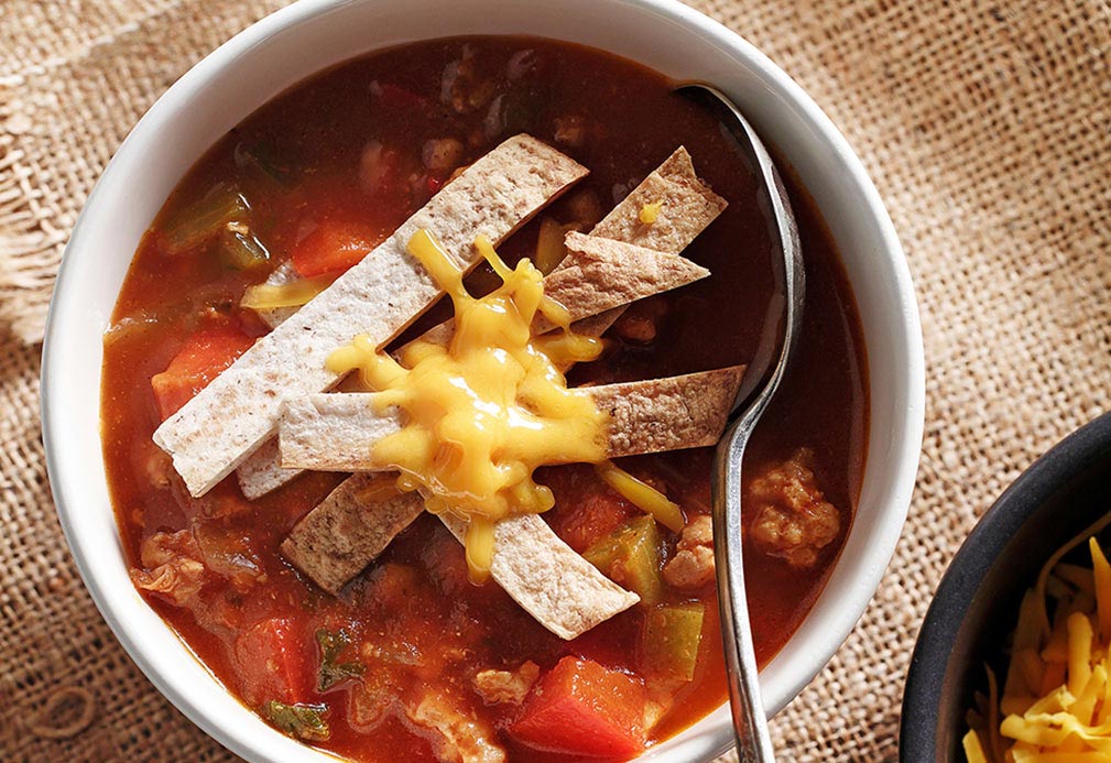 Chicken Enchilada Soup recipe made with canola oil by Emily Richards