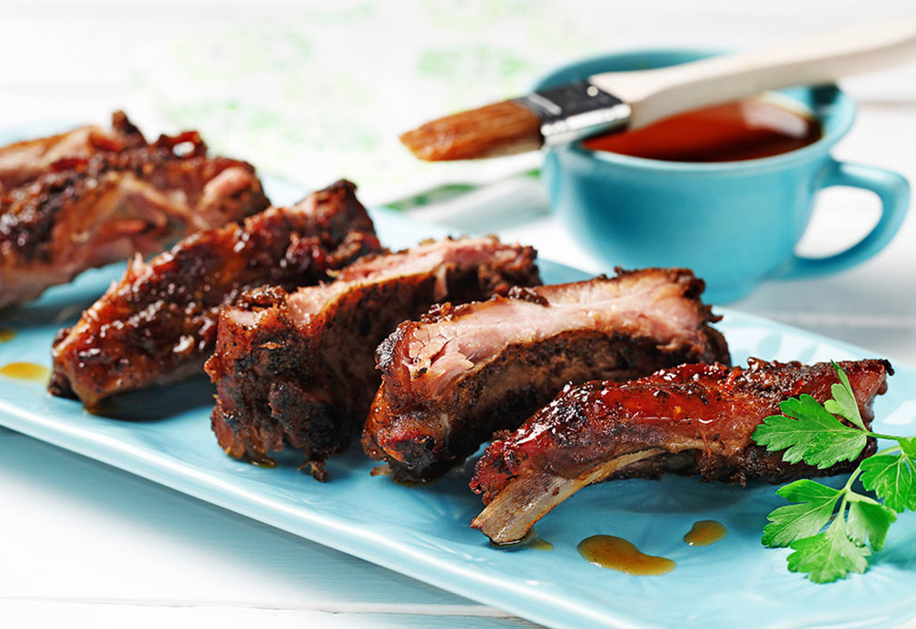 Chipotle and Honey Glazed Ribs recipe made with canola oil by Nathan Fong