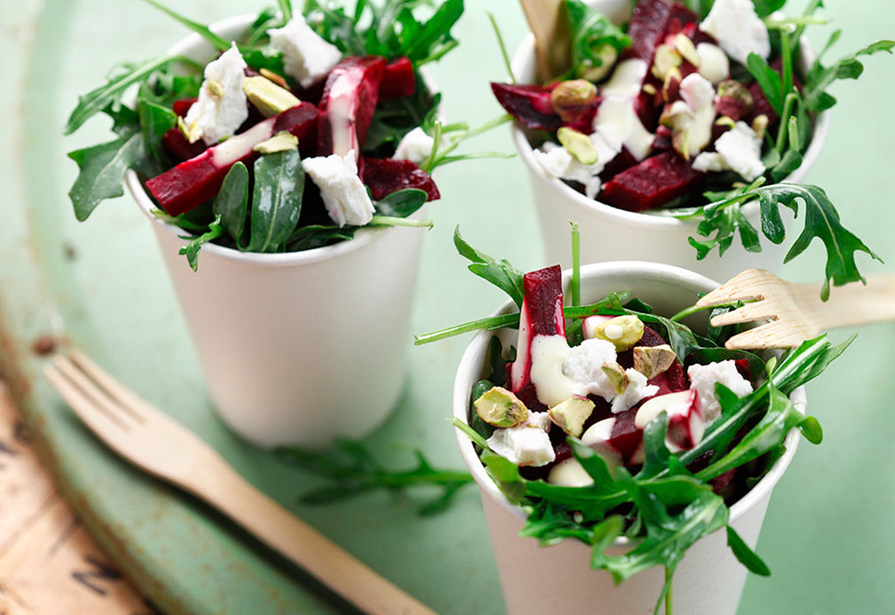 Roasted Beet Salad with Citrus Vinaigrette recipe made with Aaron Crumbaugh
