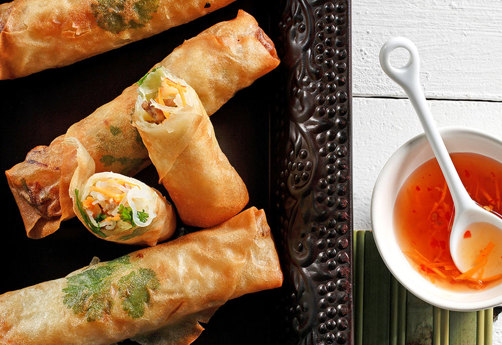 Spring Rolls recipe made with canola oil
