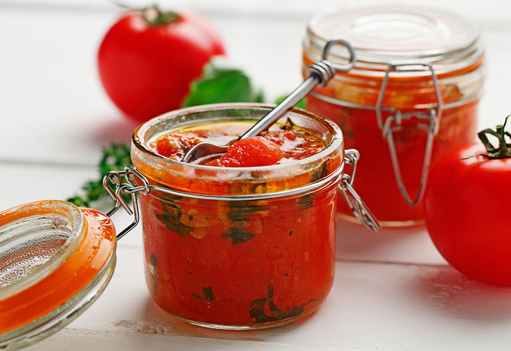 Tomato Confit recipe made with canola oil 