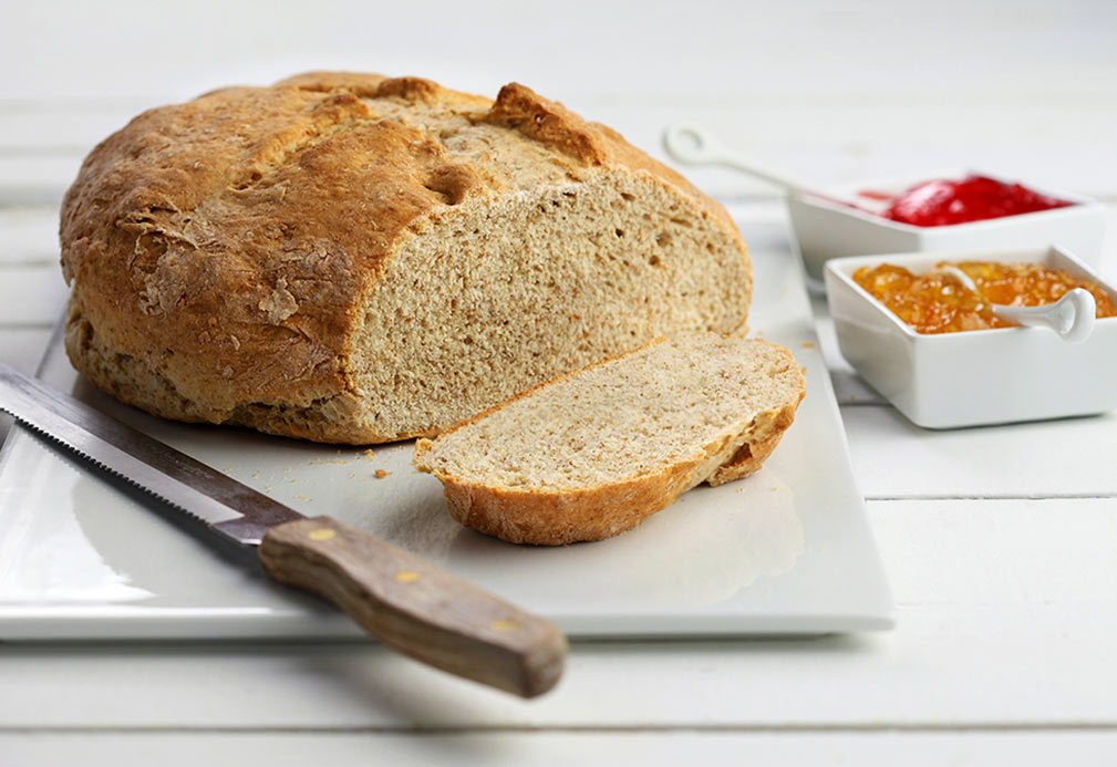 Whole Wheat Irish Soda Bread recipe made with canola oil